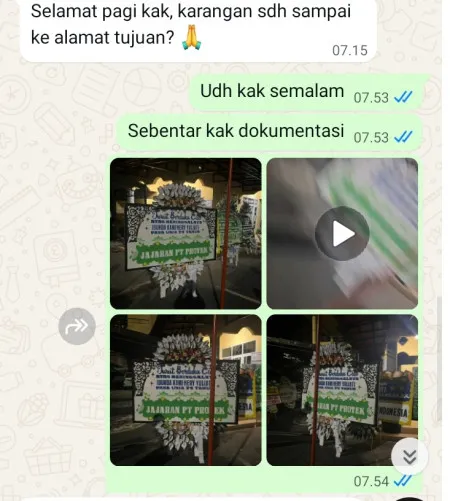 Pengiriman Papan Bunga Selamat Sawah Lama