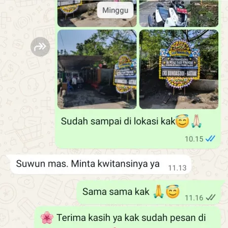 Pengiriman Papan Bunga Duka Sawah Lama