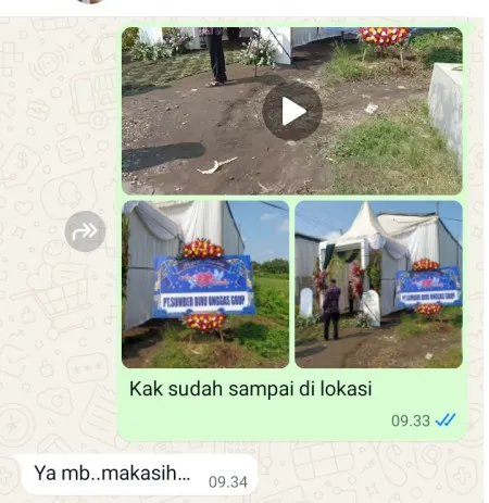 Pengiriman Karangan Bunga Sawah Lama