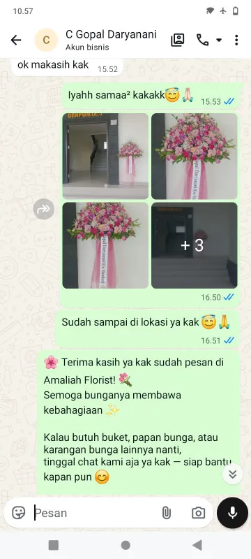 Pengiriman Karangan Bunga Sawah Lama