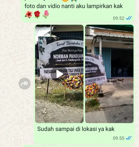 Pengiriman Karangan Bunga Sawah Lama