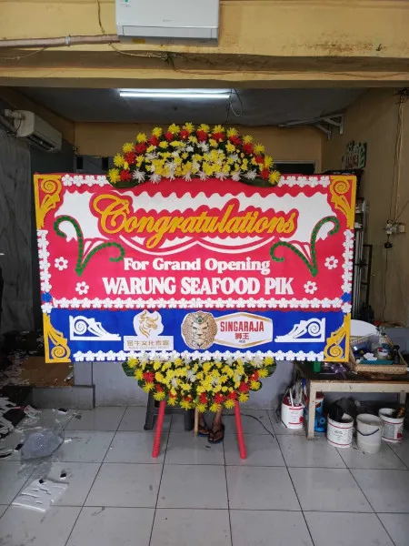 Papan Bunga Ucapan Selamat Sawah Lama